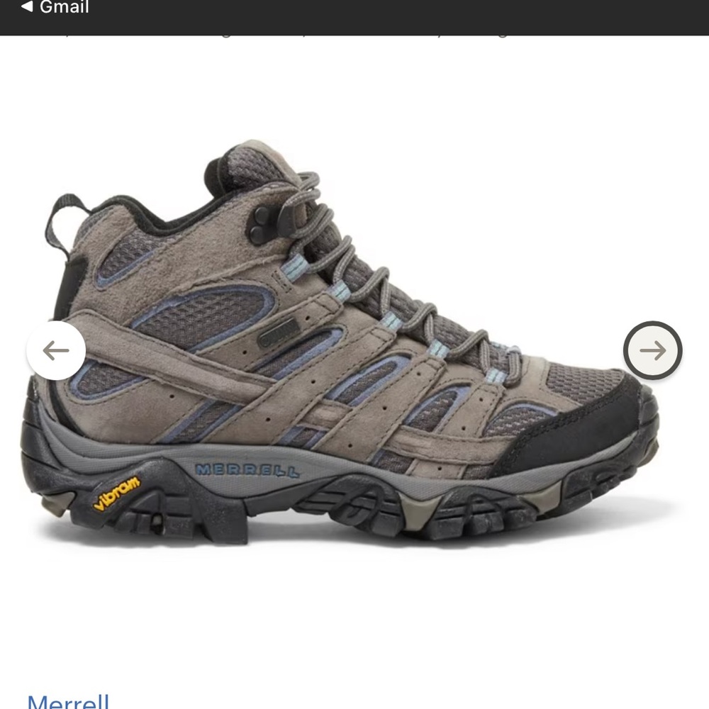 Merrell Moab 2 Mid Waterproof Hiking Boots - granite